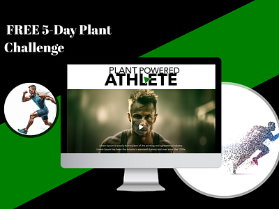 Plant Power Athlete Website athlete website design development fitness website graphic design health fitness website responsive web design responsive website ui uiux ux web wordpress wordpress landing page