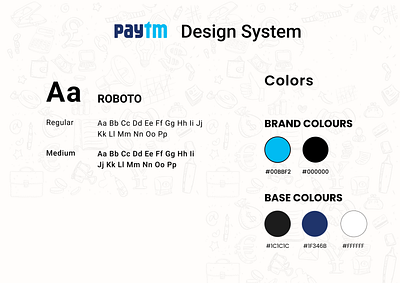 Paytm Redesign design system mobile app redesign