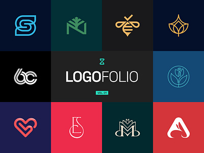 Logofolio 2023 | Vol. 01 brand branding design full meaning hire designer line art logo logo design logo designer logofolio logos luxury meaning minimal minimal logo modern monoline simple simple logo simplicity