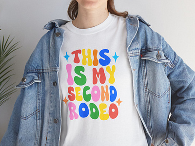 🌈Typography Day🌈 art artist shop christmas vibe color colorful text cute design digital art fun tee girlsart graphic design i wish you well illustration pod print on demand sparkling stylish teepublic this is my second rodeo typography