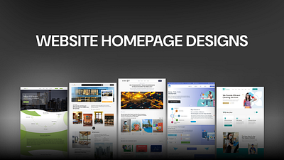 Website Homepage Design homepage design ui design ux experience