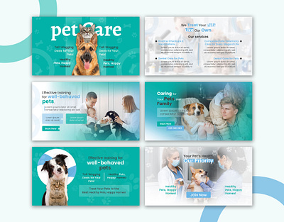 Pet care | Web banner | & Shopify banners banner branding cat design dog facebook cover graphic design hero image illustration image design instagram banner pet bannerr pet care shopify banner social media banner ui web banner website header wordpress website youtube thumbnail