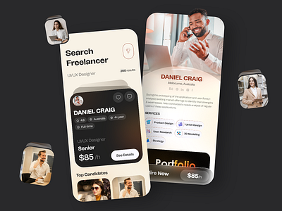 Freelance Mobile App Design - Freelancer App app design app ui best app best mobile app dashboard freelancer employer freelance freelance app freelance marketplace app freelance platform freelancer app freelancer portal job board job finder job finder app marketplace app mobile app mobile design project management app uiux