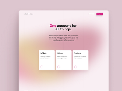 One account account digital light theme platform product product design ui design