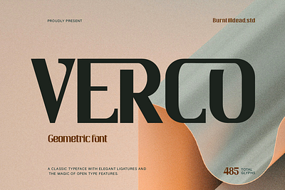 VERCO branding classic decorative display font elegant font font design font style geometric headline lettering magazine modern san serif simplicity typeface