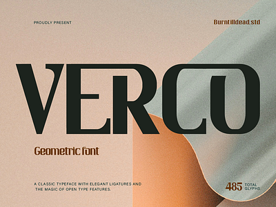 VERCO branding classic decorative display font elegant font font design font style geometric headline lettering magazine modern san serif simplicity typeface