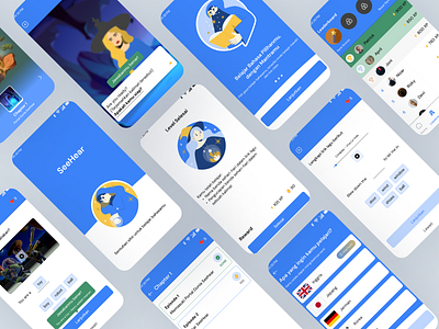 🌍 SeeHear: Language Learning App 🌍 adventure design language language learning app magic mobile app story game ui uidesign uiux uiuxdesign ux uxdesign