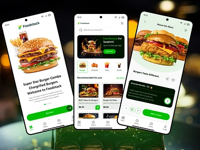 Food Delivery Mobile App app design bakery ecommerce fast food food app food delivery mobile app mobile app design mobile design