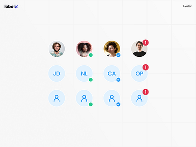 Avatar UI Component avatar avatars component components design system figma figma component figma kit figma ui kit profile ui ui component ui design ui kit ux