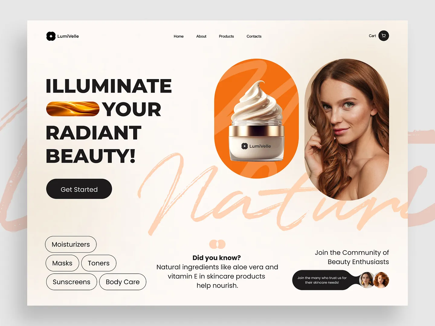 Stunning Beauty Salon Website Design for Cosmetic Brands