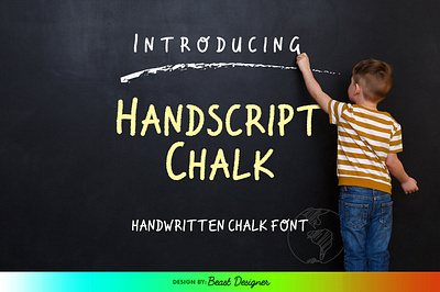 Handscript Chalk Font - Chalkboard Font chalk font chalkboard font display font handscript font handwritten font playful font script font