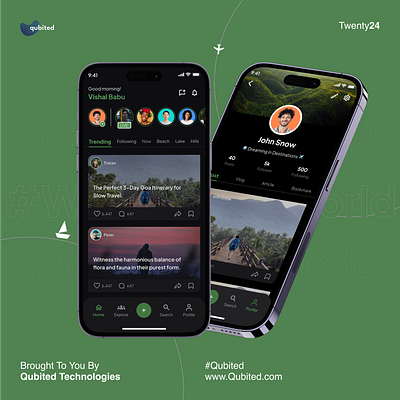 Tourism App Design 3d animation graphic design motion graphics ui