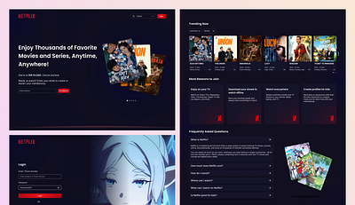 RE - DESIGN NETFLIX WEB ui