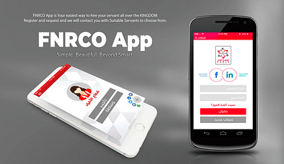 FNRCO APP advertising app app design application colors design graphic graphic design gray logo logo design presentation red white