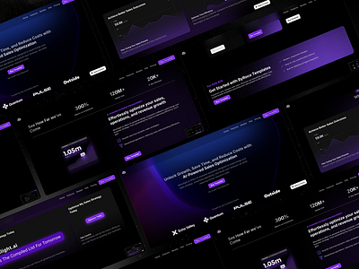 Moonlight.ai | SaaS Design Landing Page animation branding design graphic design illustration logo ui ux website website design website development