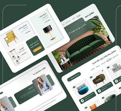 ⭐️Furniture site user interface design figma ui uiux user user experience design user interface design ux website design wordpress