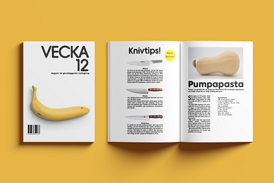 Magazine design, Vecka artwork design graphic design illustration