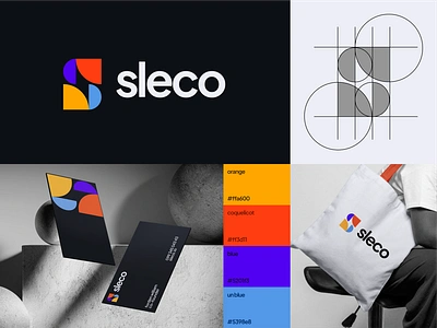 Sleco Logo & Brand Identity brand identity branding creativebranding designprocess graphic design logo logo redesign logo type logodesign logoinspiration minimal sleco teamcollaboration techbranding