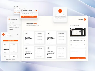SaaS Onboarding IA ia onboarding product design saas ui ux web app webdesign