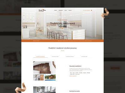 Falta Interiéry development october cms template theme ui design ux design