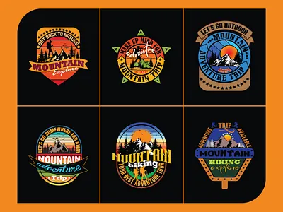 Mountain Hiking Adventure T-shirt Design 3d animation branding creative design custom tshirt design design explore mountain graphic design hiking illustration logo motion graphics mountain adventure tshirt design mountain hiking mountain tour tshirt design mountain trip outdoor adventure tshirt design tshirt design tshirt design template typography tshirt design