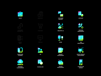 Solutions Icons v1 apps briefcase cloud colors digitalproduct icon icons manage project sales service support