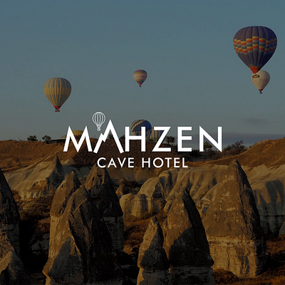 Mahzen Cave Hotel, Logo Design branding design graphic design hotel icon illustration logo logotype travel typography