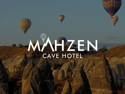 Mahzen Cave Hotel, Logo Design branding design graphic design hotel icon illustration logo logotype travel typography