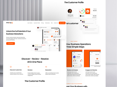 WhatYap | Web Design branding business website clean figma form graphic design landing page minimal mockup premium professional review ui uiux ux web design