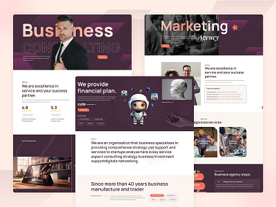 Bizcorp - Business & Finance Website Template business html template insurance multipurpose responsive design startup uiux web design web development web template website template