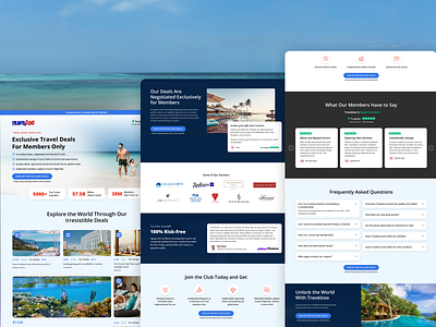 Travel Landing Page design dribbble shot holiday booking landing page design landingpage lead generation tour travelling tourisim travel travel design travel landing page trip landing page ui ux web design website