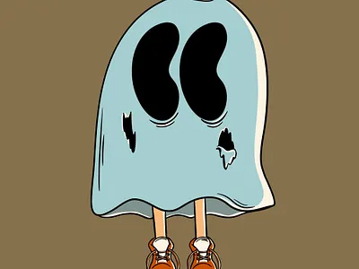 spoo cartoon style illustration procreate