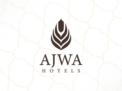 Ajwa Hotels, Logo Design branding design graphic design illustration logo logotype typography