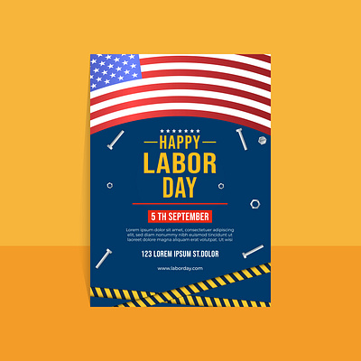 Labor Day Celebration graphic design