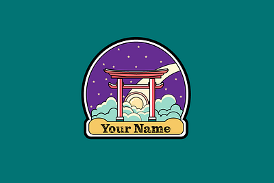 Your Name : Movie Badge anime badge branding dribbble dribbbleweeklywarmup graphic design illustration your name