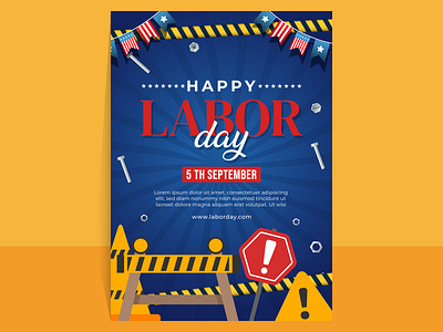 Labor Day Celebration graphic design