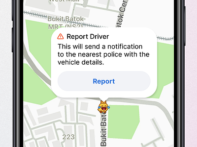 Waze - Report a Driver app design product design product designer ui uxdesign