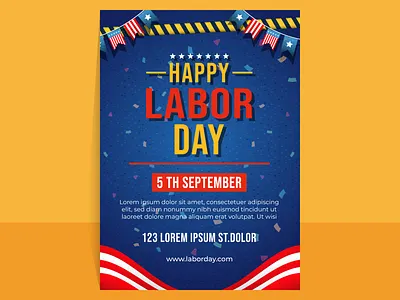 Labor Day Celebration graphic design