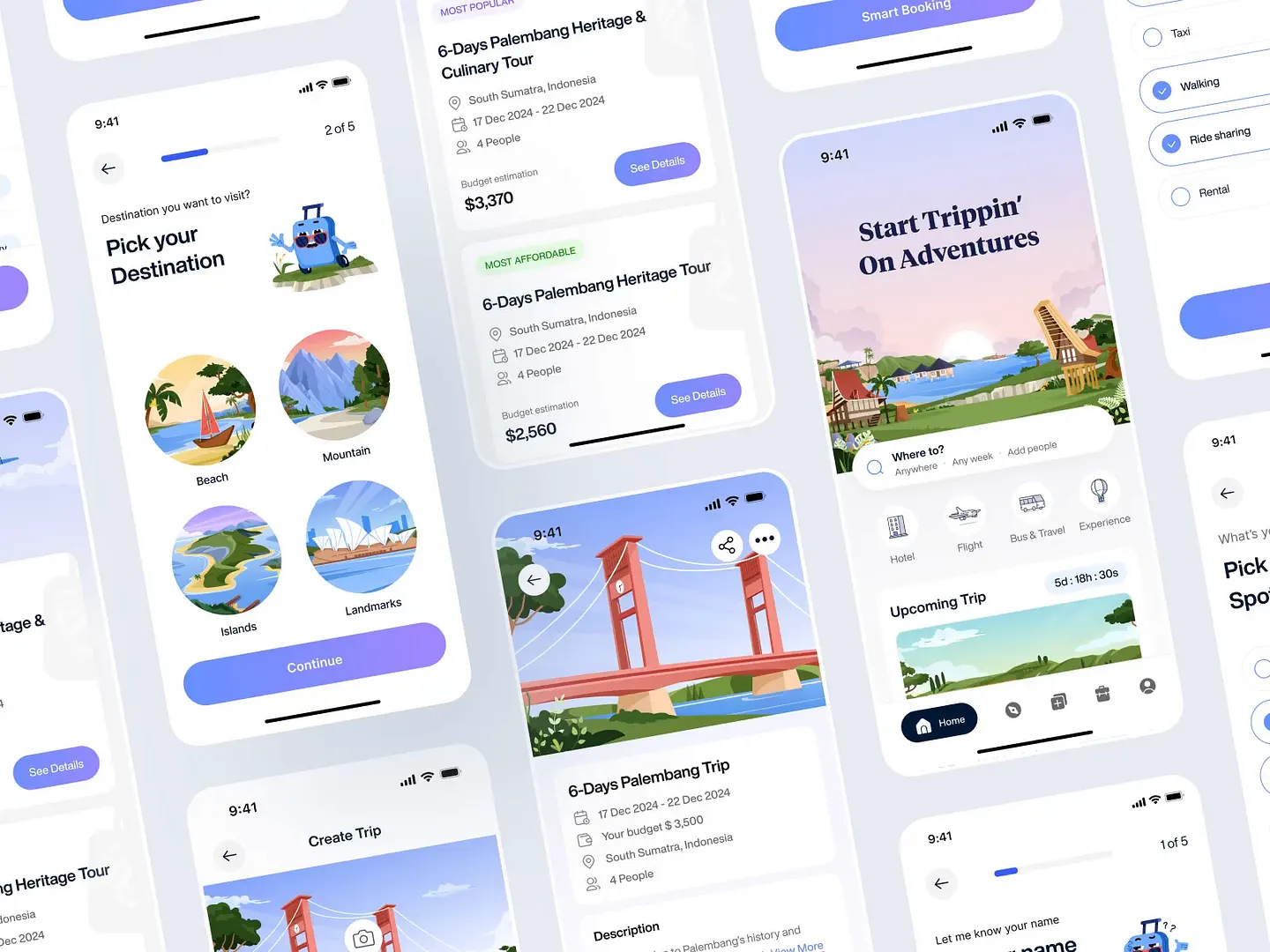 Travel Booking Website: Modern UI/UX Design for Seamless Trip Planning