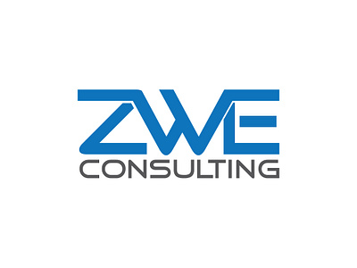 Consulting logo consulting firm logo consulting logo consulting services logo logo with initials zwe logo