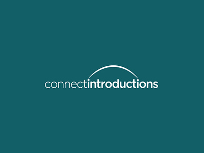 Connect Introductions Logo connect introductions logo connection symbol minimalist logo modern logo design professional branding simple logo design sleek logo