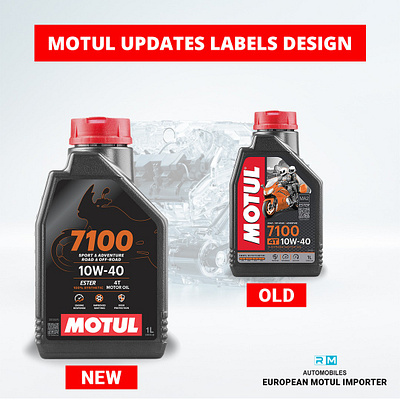 Motul Updates New Labels Design app branding design graphic design illustration logo typography ui ux vector