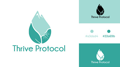 Thrive Protocol Logo Design advertising brochure business card design flyer graphic graphic design illustration logo logo design mug packaging print t shirt