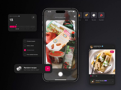 AI Chef Mobile App Animation ai app ai assistant ai chef cart chef chef app cook cooking cooking app food app food delivery food order foodiest ios app mobile mobile app recipe recipe app recipes restaurant app