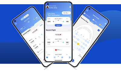 Air Ticket Booking App UI/UX Design airticketbooking appdesign cleandesign design interactiondesign mobiledesign travelapp ui ui design user interface ux