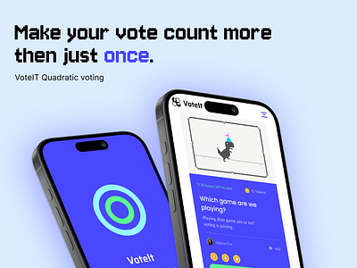 VoteIt - Quadratic voting tool app apple application branding design interface tool ui uiux user experience user interface ux visual visual design voting web webdesign