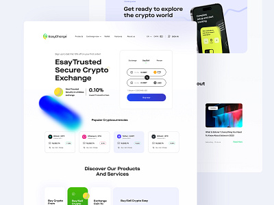 Cryptocurrency | Website Design binance bitcoin blockchain crypto cryptocurrency desgin eth ethereum exchange fintech investment landing page marketplace product design swap trading ui ux web3 website ui