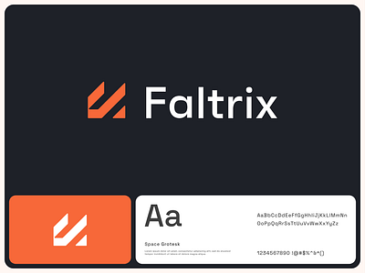 Faltrix - Logo Design agency brand brand guidelines brand identity branding business creative logo fintech identity letter logo logo logo design monogram software software logo startup symbol tech technology visual identity