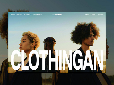 Cloth E-commerce Landing Page cloth ecommerce cloth web design cloth website clothing web clothing website clothing website design ecommerce ecommerce website landing page minimal clothing website web web design