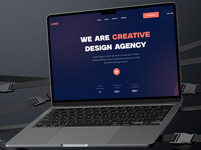 Design Agency Landing Page design designagency figma landingpage learnfigma prototype trendingui uiux ux wireframe